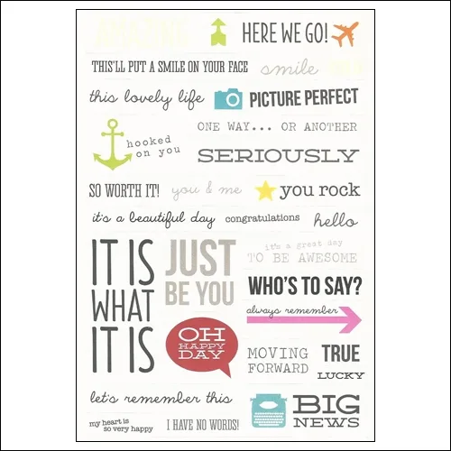 Simple Stories Boutique Stickers DIY Collection