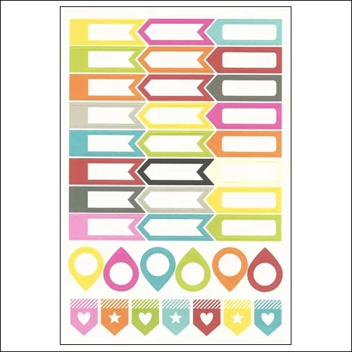 Simple Stories Labels Stickers DIY Collection