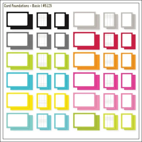 Simple Stories Card Foundations Basic DIY Collection
