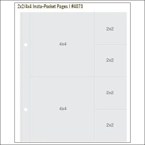 Simple Stories Insta Pocket Pages 2x2 and 4x4 Snap Studio Collection
