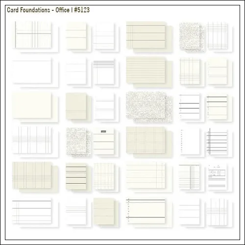 Simple Stories Journal Layers Office White Colored DIY Collection
