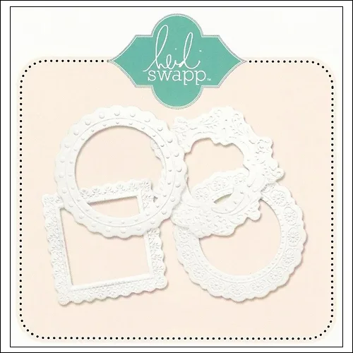 Heidi Swapp Color Magic Pressed Paper Frames
