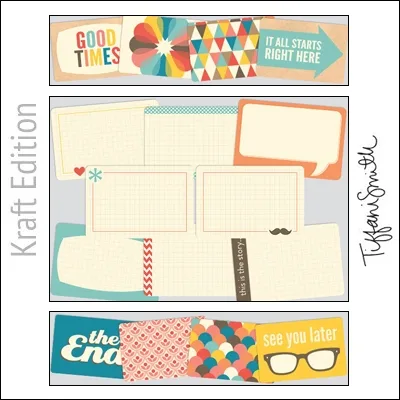 Project Life Core Kit Cards 4x6 Kraft Edition by Tiffani Smith/Becky Higgins