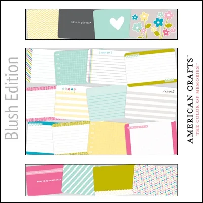 Project Life Core Kit Cards 4x6 Blush Edition by American Crafts/Becky Higgins