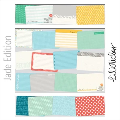 Project Life Core Kit Cards 4x6 Jade Edition by Lili Niclass/Becky Higgins