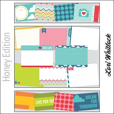 Project Life Core Kit Cards 4x6 Honey Edition by Lori Whitlock/Becky Higgins
