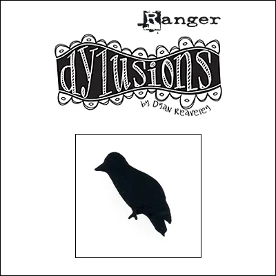 Ranger Dylusions Cling Stamp Bird Birds On A Wire by Dyan Reaveley