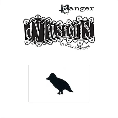 Ranger Dylusions Cling Stamp Bird Birds On A Wire by Dyan Reaveley