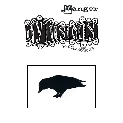 Ranger Dylusions Cling Stamp Bird Birds On A Wire by Dyan Reaveley