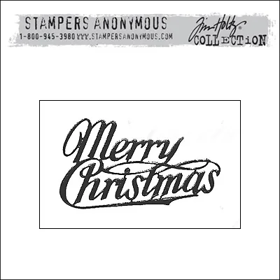 Stampers Anonymous Cling Stamp Mini Holidays 2 by Tim Holtz Collection