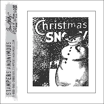 Stampers Anonymous Cling Stamp Mini Holidays 2 by Tim Holtz Collection