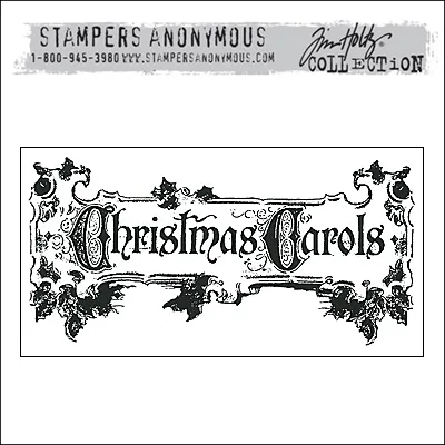 Stampers Anonymous Cling Stamp Mini Holidays by Tim Holtz Collection
