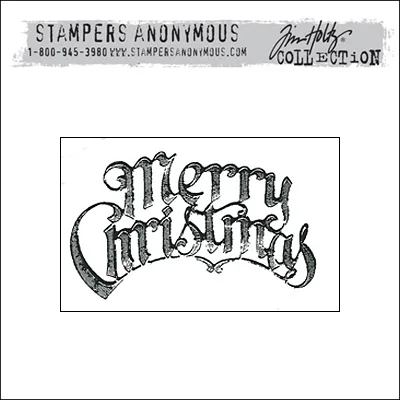 Stampers Anonymous Cling Stamp Mini Holidays by Tim Holtz Collection
