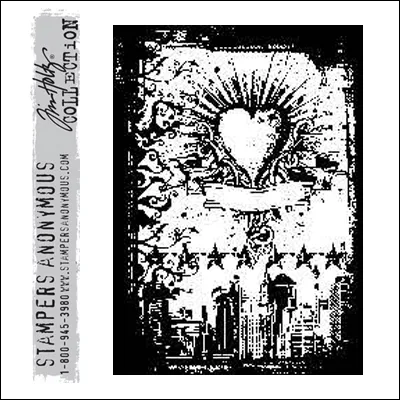 Stampers Anonymous Cling Stamp Components Urban Tattoo by Tim Holtz Collection