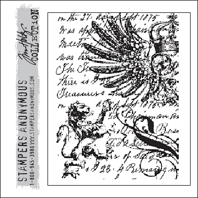 Stampers Anonymous Cling Stamp Components Regal by Tim Holtz Collection