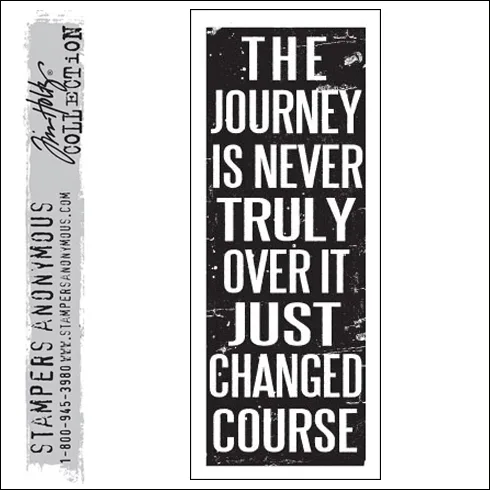 Stampers Anonymous Cling Stamp Words For Though by Tim Holtz Collection