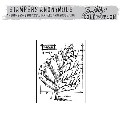 Stampers Anonymous Cling Stamp Mini Blueprint by Tim Holtz Collection