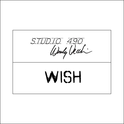 Stampers Anonymous Studio 490 Wood Mounted Red Rubber Stamp Wish by Wendi Vecchi
