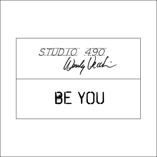 Stampers Anonymous Studio 490 Wood Mounted Red Rubber Stamp Be You by Wendi Vecchi