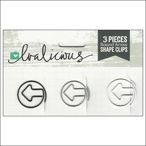 Evalicious Shape Clips Round Arrow