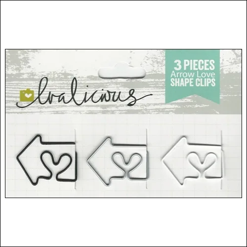 Evalicious Shape Clips Arrow Love