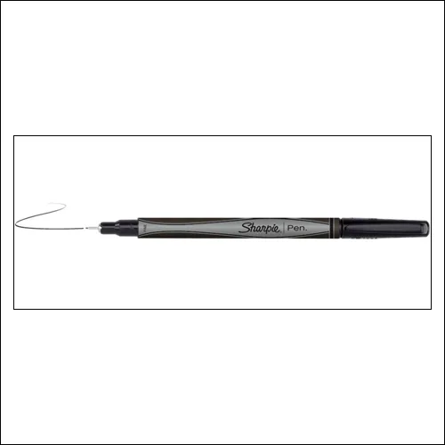 Sanford Sharpie Pen Black Fine Tip