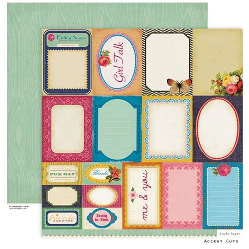 Crate Paper Paper Sheet Accent Cuts Random Collection