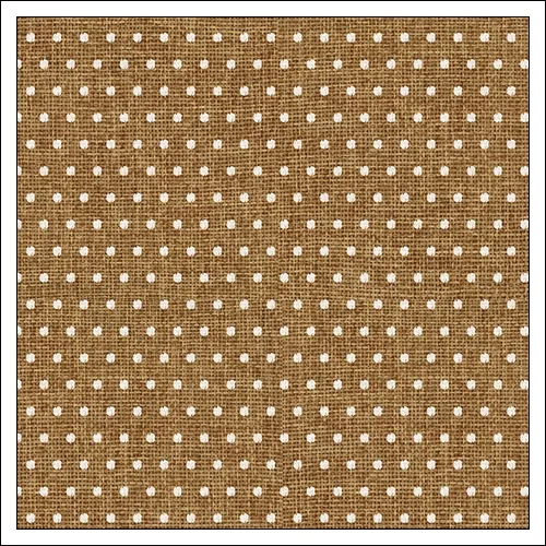 Pebbles Specialty Paper Burlap With White Dots Home-Made Collection by Jen Hadfield