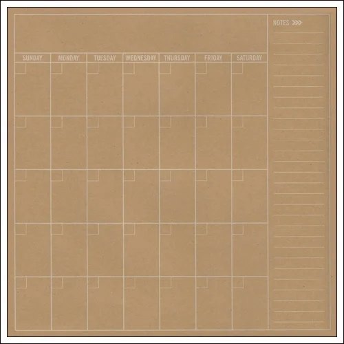 Pebbles Specialty Paper Double Sided Printed Kraft Gilded Notes Home-Made Collection by Jen Hadfield