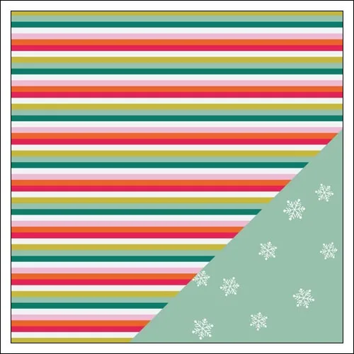 Gossamer Blue Paper Sheet Merry Merry Get Happy Collection by Allison Pennington