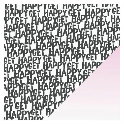 Gossamer Blue Paper Sheet Happy Holiday Get Happy Collection by Allison Pennington