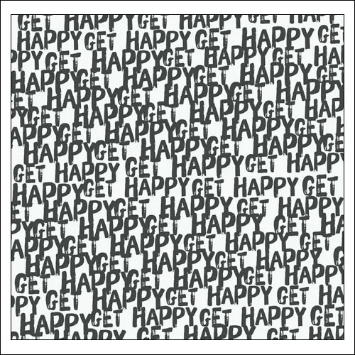 Gossamer Blue Paper Sheet Happy Holiday Get Happy Collection by Allison Pennington