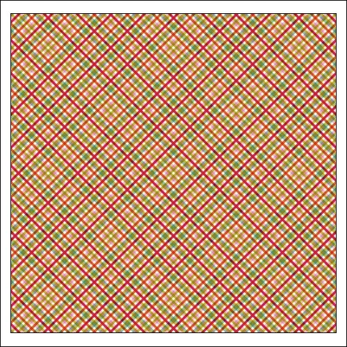 Gossamer Blue Paper Sheet Plaid Tidings Get Happy Collection by Allison Pennington