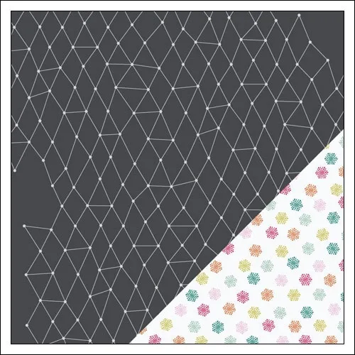 Gossamer Blue Paper Sheet Frost and Flurries Get Happy Collection by Allison Pennington