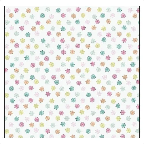Gossamer Blue Paper Sheet Frost and Flurries Get Happy Collection by Allison Pennington