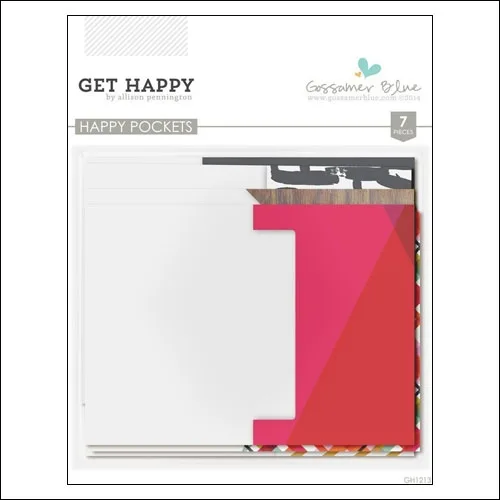 Gossamer Blue Happy Pockets Get Happy Collection by Allison Pennington