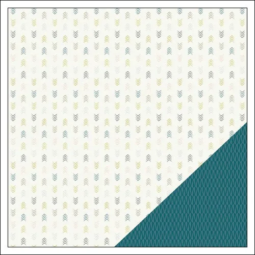Gossamer Blue Paper Sheet McKinley Field Gramercy Road Collection by One Little Bird