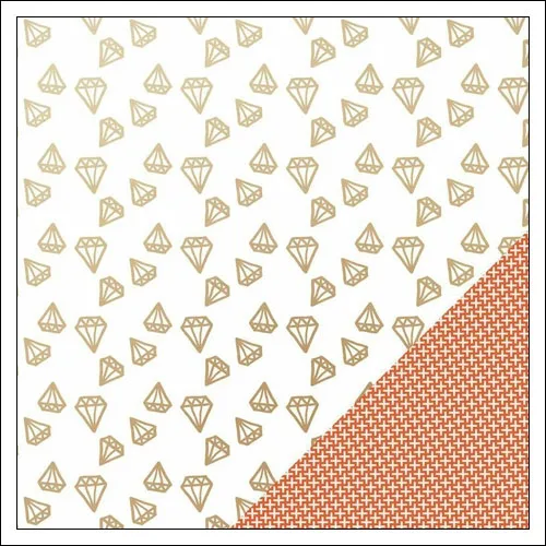 Gossamer Blue Paper Sheet You Are A Gem Gold Specialty On My Desk Collection by Paislee Press