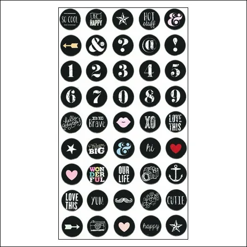 Me and My Big Ideas Chips Chalk Hello Friend Stickers