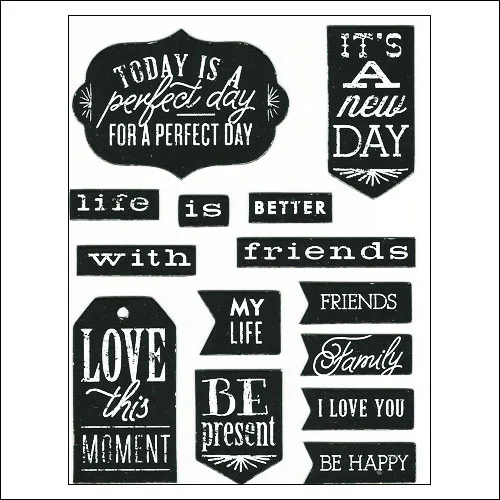 Me and My Big Ideas Chips Chalk Its A New Day Stickers