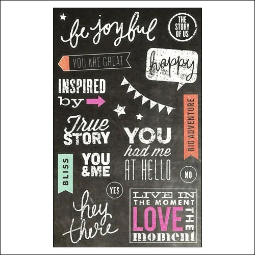 Me and My Big Ideas Sticks Today Chalkboard Stickers