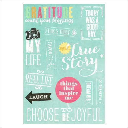 Me and My Big Ideas Sticks Gratitude Chalkboard Stickers