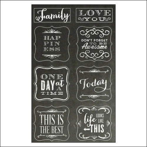 Me and My Big Ideas Sticks Treasured Chalkboard Stickers