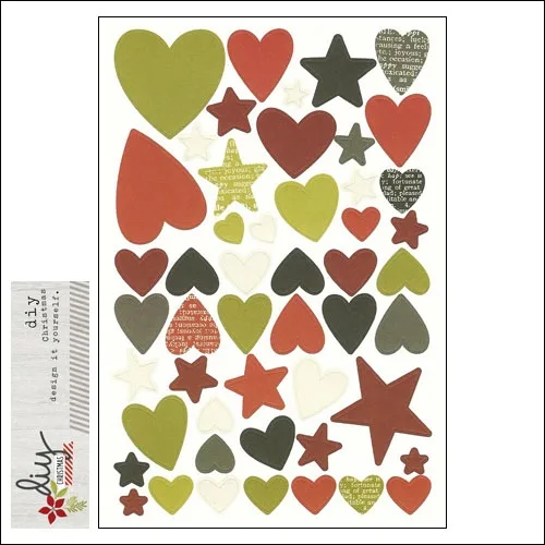 Simple Stories Sticker Sheet Christmas Icons DIY Christmas Collection