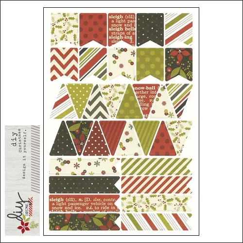 Simple Stories Sticker Sheet Christmas Icons DIY Christmas Collection