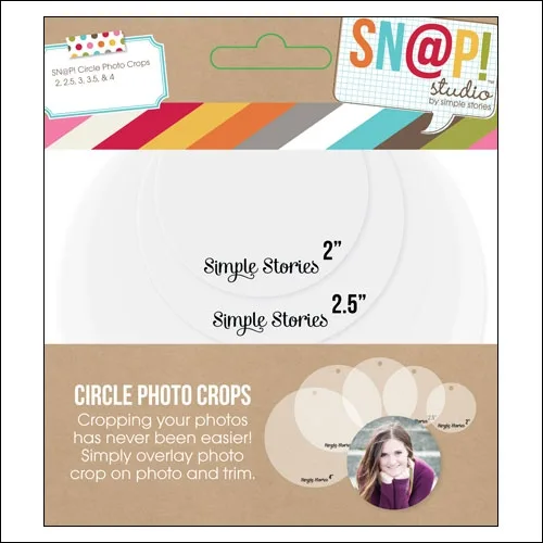 Simple Stories Circle Photo Crops Snap Studio Collection