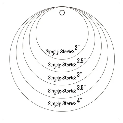 Simple Stories Circle Photo Crops Snap Studio Collection