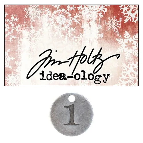 Idea-ology Countdown Coin Impressed Number One by Tim Holtz
