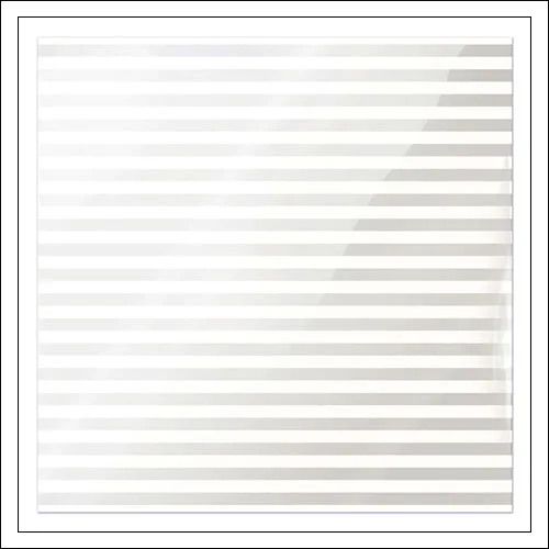 We R Memory Keepers Acetate Sheet Cleary Bold White Stripe Clearly Bold Collection
