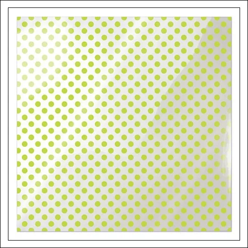 We R Memory Keepers Acetate Sheet Cleary Bold Neon Green Dot Clearly Bold Collection